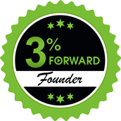 3percentforward logo